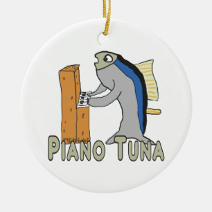 Piano Tuner (Piano Tuna) Keramik Ornament