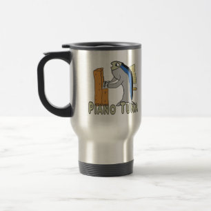 Piano Tuner (Piano Tuna) Reisebecher