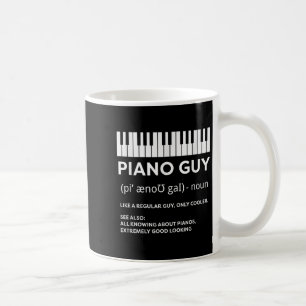 Piano Typ Shirt Pianist Man Keyboard Player Funny Kaffeetasse