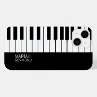 Piano Umfassende schwarze Oberfläche mit Name