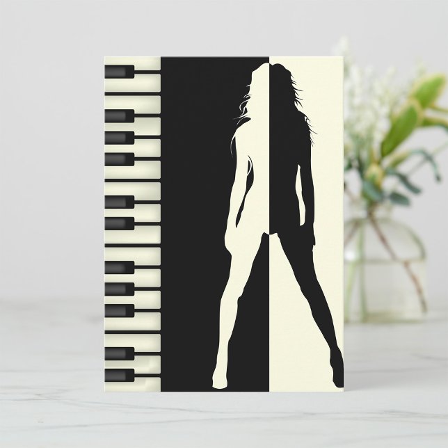 Piano Woman Einladung (Von Creator hochgeladen)