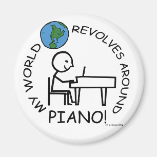 Piano - World Revolves Around Magnet