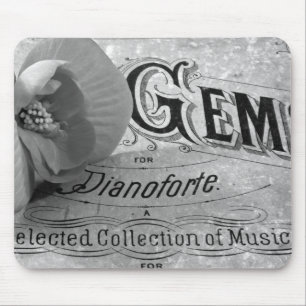 Pianoforte Edelsteine und Begonia Mousepad
