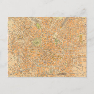 Pianta di Milano - Carte de Milan, Italie