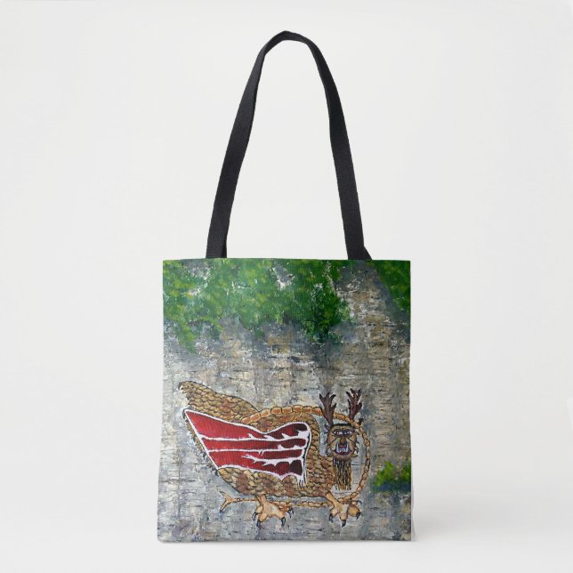 Piasa Bird Illinois Native American Legende Tasche (Vorderseite)