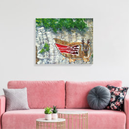 Piasa Bird: The Illinois River Legend Leinwanddruck