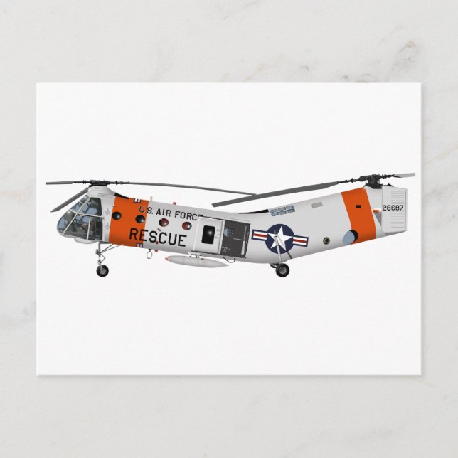 Piasecki H-21 Arbeitspferd 457457 Postkarte (Vorderseite)