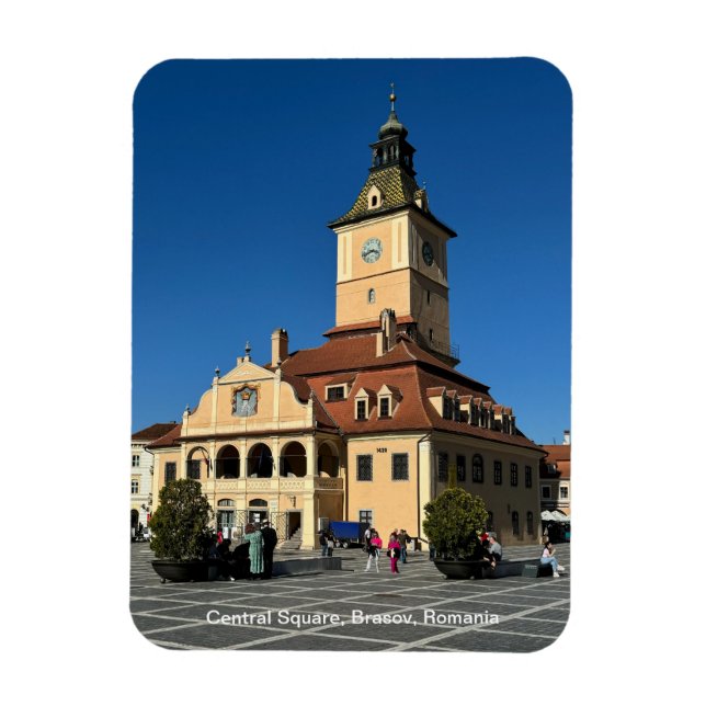 Piata Sfatului, Brasov, Rumänien Magnet (Vertikal)
