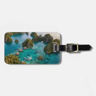 Piaynemo Raja Ampat Inseln Paradies Blick Kunst Gepäckanhänger