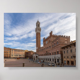 Piazza al Campo Siena Poster