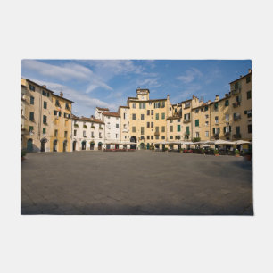 Piazza Anfiteatro Platz in Lucca - Toskana, Italie Fußmatte