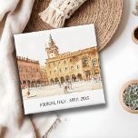 Piazza Bologna Italien Wasserfarbe Italien Magnet<br><div class="desc">Wenn Sie weitere Anpassungen benötigen,  schreiben Sie mir bitte eine E-Mail an yellowfebstudio@gmail.com oder senden Sie eine Nachricht über Zazzle.</div>