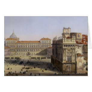 Piazza Castello, Turin, gravé par F. Citterio (c