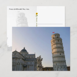 Piazza dei Miracoli, Pisa, Italien - Postkarte