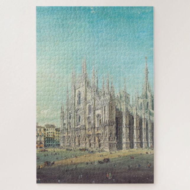 Piazza del Duomo, Mailand by Carlo Bossoli (Vertikal)