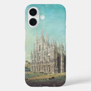 Piazza del Duomo, Mailand by Carlo Bossoli iPhone 16 Hülle