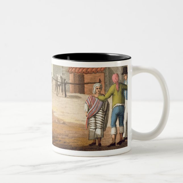 Piazza Del Mercato, Buenos Aires, Argentinien, von Zweifarbige Tasse (Rechts)