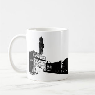 Piazza della Signoria in Florenz, Mittelitalien Kaffeetasse