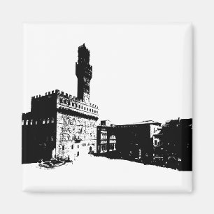 Piazza della Signoria in Florenz, Mittelitalien Magnet