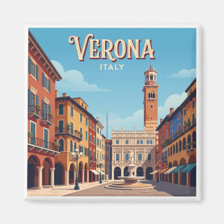 Piazza delle Erbe Verona Italy Magnet
