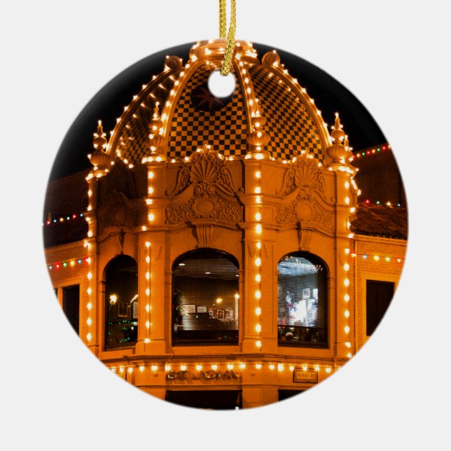 Piazza-Lichter in Kansas City! Keramikornament (Vorne)