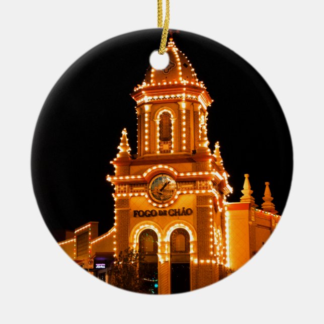 Piazza-Lichter Keramikornament (Vorne)