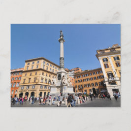 Piazza Navona in Rom, Italien Postkarte