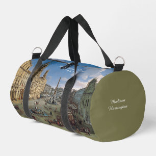 Piazza Navona, Rom benutzerdefinierter Name Duffle Bag