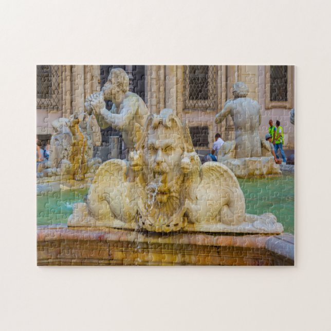 Piazza Navona Rom Italien. (Horizontal)