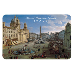 Piazza Navona, Rom Kunstmagnet Magnet