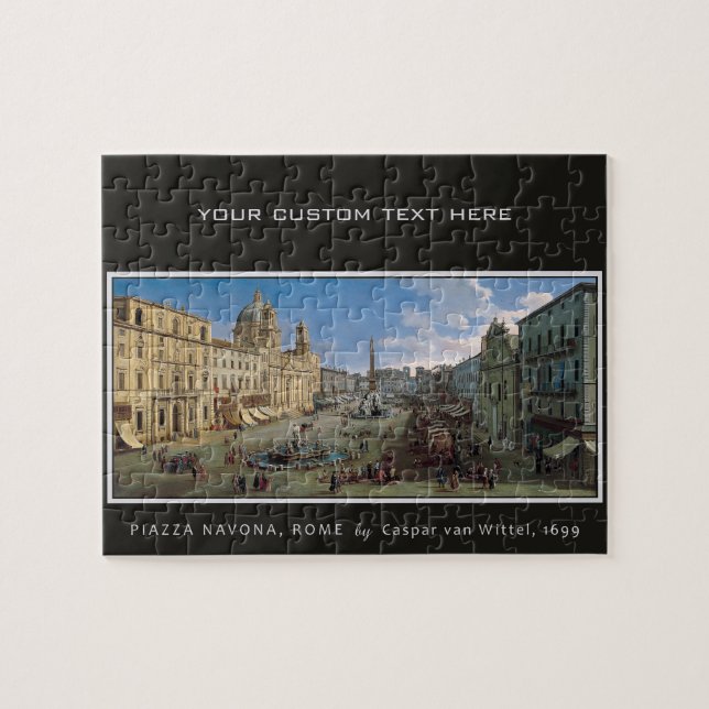 Piazza Navona, Roms Puzzle der Sonderkunst (Horizontal)
