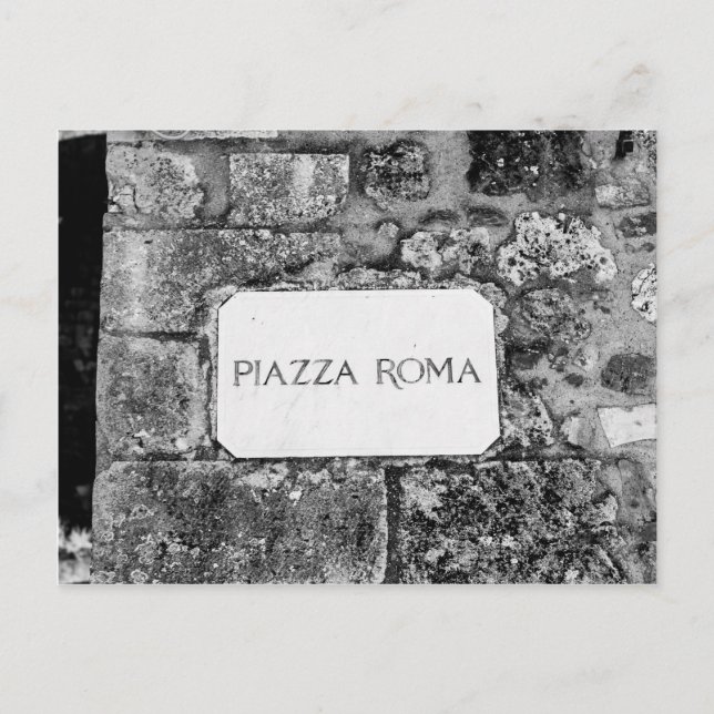 Piazza Roma Postkarte (Vorderseite)