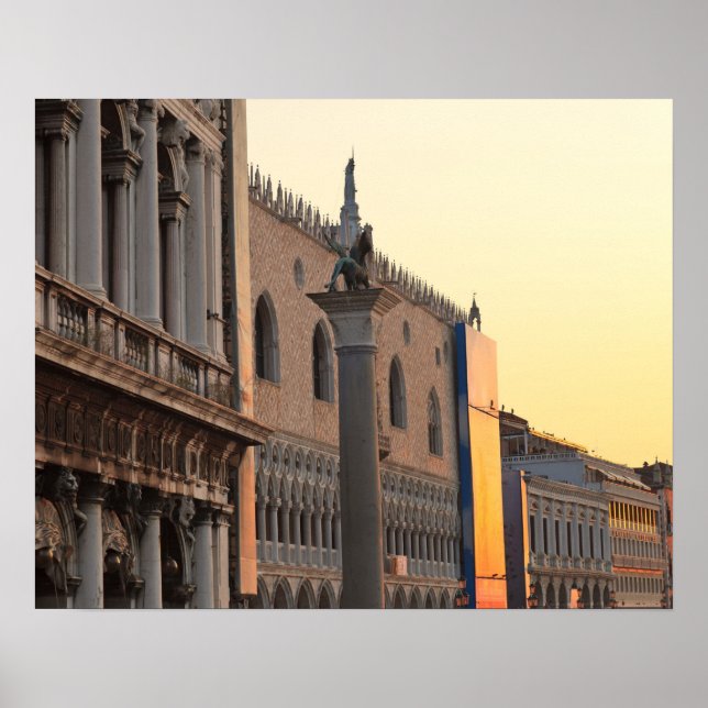 Piazza San Marco, Markusplatz, Venedig Poster (Vorne)