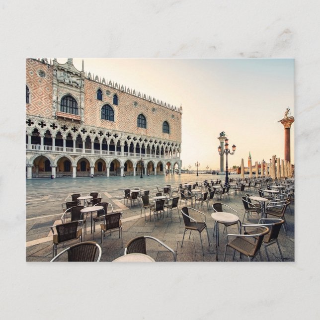 Piazza San Marco Postkarte (Vorderseite)