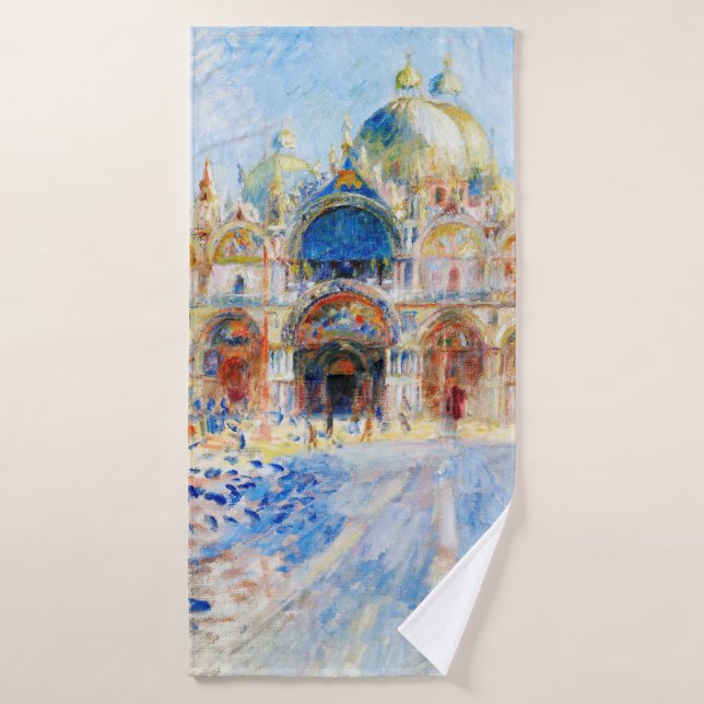 Piazza San Marco, Renoir Badehandtuch (Badehandtuch)