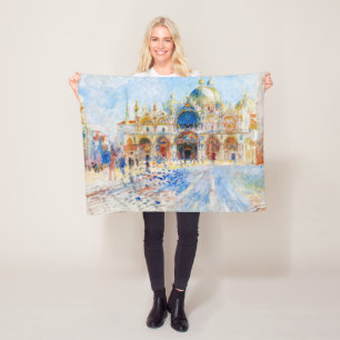 Piazza San Marco, Renoir Fleecedecke