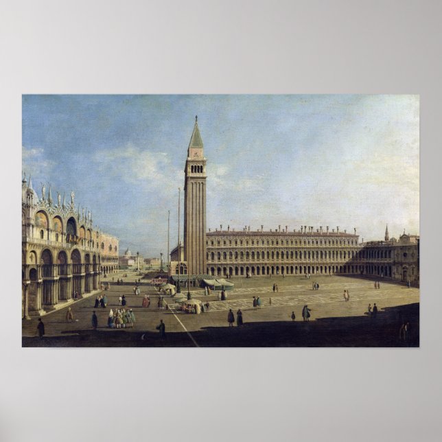 Piazza San Marco, Venedig Poster (Vorne)
