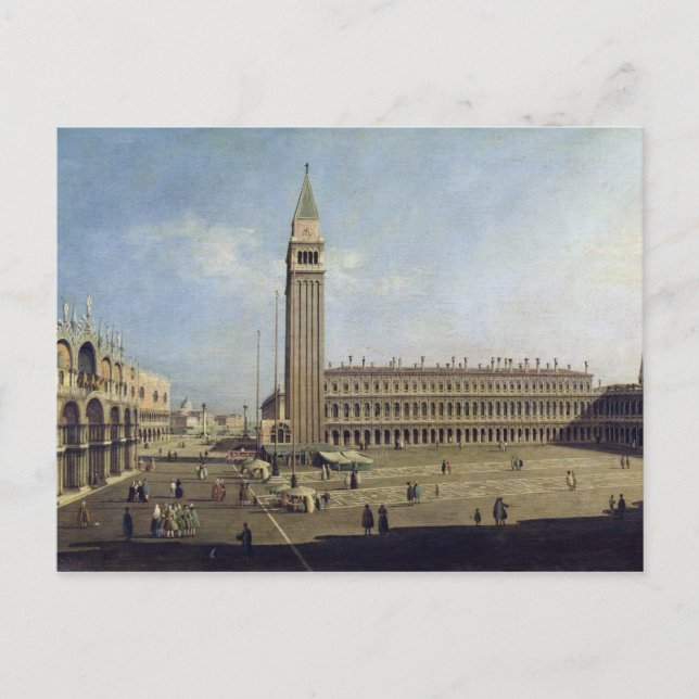 Piazza San Marco, Venedig Postkarte (Vorderseite)