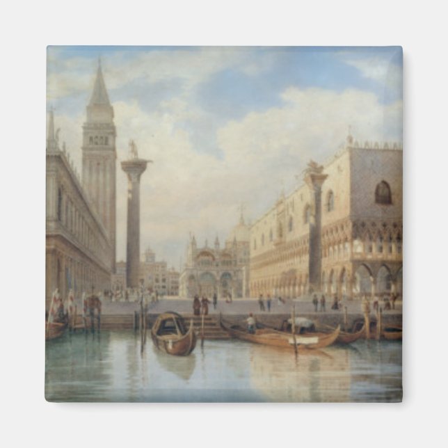 Piazza San Marco Venedig, Salomon Corrodi Magnet (Vorne)