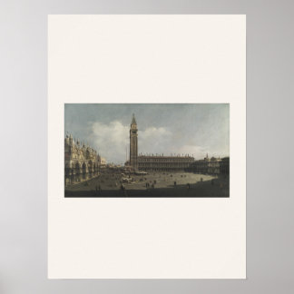 Piazza San Marco, Venedig von Bellotto - Stadt Kun Poster