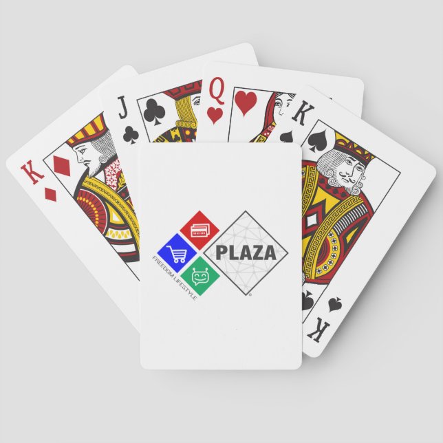 Piazza-Spielkarten, Standardindexgesichter Spielkarten (Rückseite)