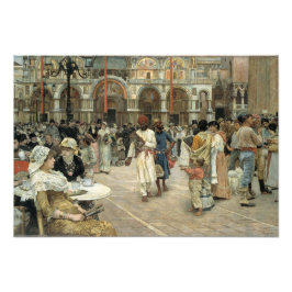 Piazza von San Marco, Venedig, 1883 von Willia Fotodruck