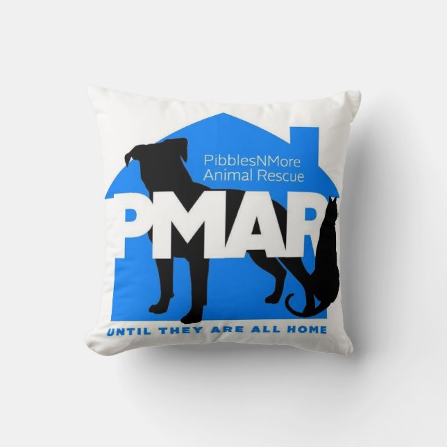 Pibbles et plus de délivrance animale 16 x coussin (Recto)