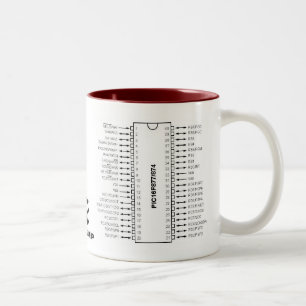 Pic-Mikroregler-Datenblatt-Tasse Zweifarbige Tasse