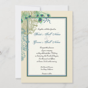 Pic Vintage, plumes à la cuisine - Invitation