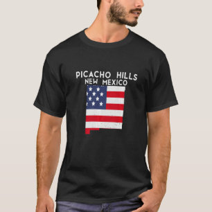 PICACHO HILLS USA Staat Amerika Reisen Neu Mexiko T-Shirt