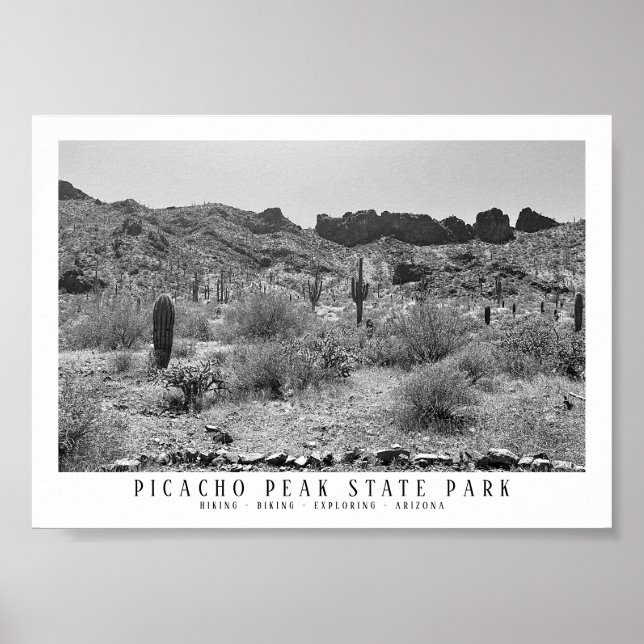 Picacho Peak Staat Park Keepake Arizona Poster (Vorne)