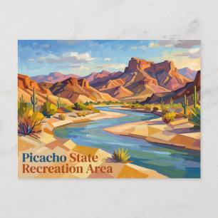 Picacho State Recreation Area Kalifornien Postkarte