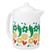 Picante Fiesta Chili Farbenfrohe Muster