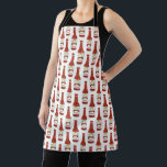 PICANTE Hot Sauce Niedlich Cat Funny Spicy Muster Schürze<br><div class="desc">Fügen Sie Ihren eigenen Text hinzu oder ändern Sie die Hintergrundfarbe auf dieser phantastischen Schürze. Lass mir Bescheid,  wenn du etwas Maßgeschneidert haben möchtest. Wenn du es kaufst,  danke! Stellen Sie sicher,  dass Sie ein Bild auf Instagram von ihm in Aktion teilen und mich @shoshannahscribbles markieren:)</div>
